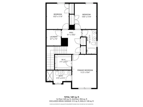 Floorplan - 249 Samuel St, Pendleton, SC 29670 photo 2 of 3