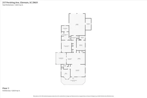 Floorplan - 217 Pershing Ave, Clemson, SC 29631 photo 1 of 1