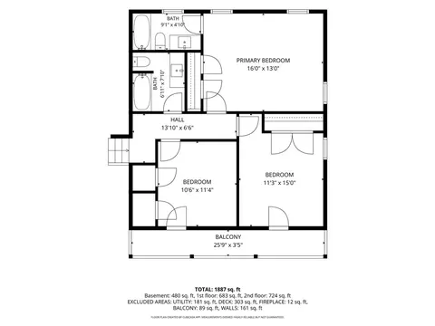 Floorplan - 712 Beech Dr, Seneca, SC 29678 photo 3 of 3