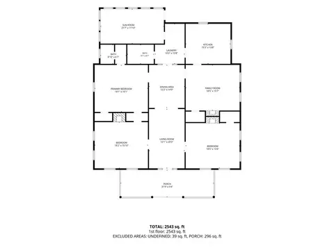 Floorplan - 100 E Wesley St, Walhalla, SC 29691 photo 2 of 2