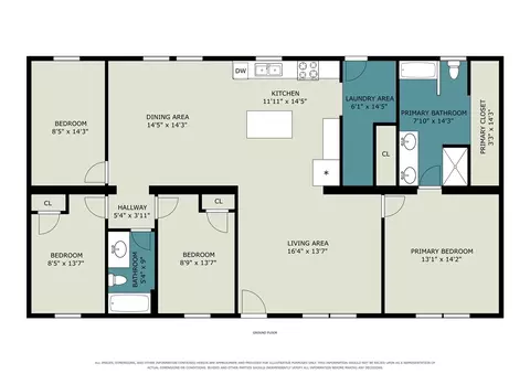 Floorplan - 332 Shenandoah Dr, Easley, SC 29642 photo 1 of 1