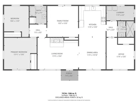 Floorplan - 154 Wesley Ct, Starr, SC 29684 photo 1 of 1