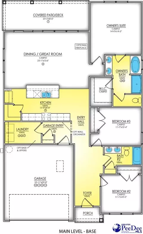 Floorplan - 1216 Summer Duck Loop, Florence, SC 29501 photo 1 of 1