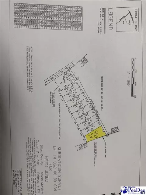 lot21 Heidi Ln, Hamer, SC 29547