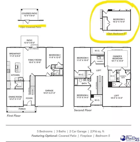 Floorplan - 1184 Summer Duck Loop, Florence, SC 29501 photo 1 of 1
