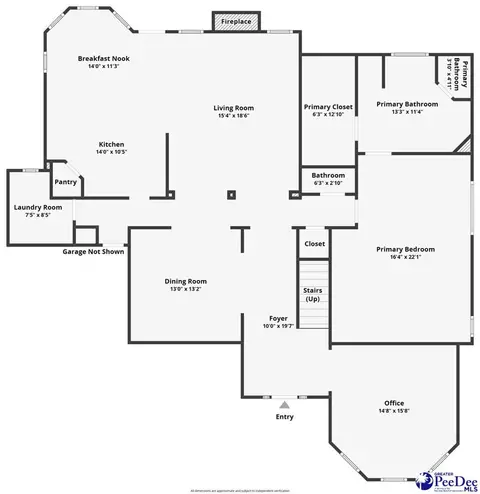 Floorplan - 398 Sahalee Ln, Florence, SC 29501 photo 1 of 2