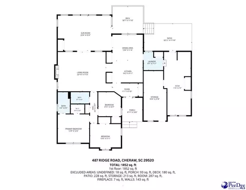 Floorplan - 487 Ridge Rd, Cheraw, SC 29520 photo 1 of 1