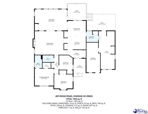 Floorplan - 487 Ridge Rd, Cheraw, SC 29520 photo 1 of 1