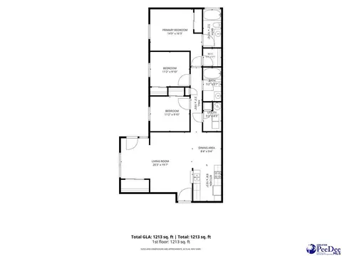 Floorplan - 523 3rd Loop Rd UNIT D, Florence, SC 29505 photo 1 of 1