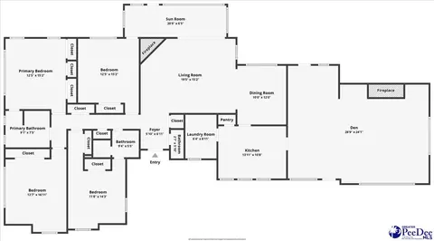 Floorplan - 1601 Maple Dr, Dillon, SC 29536 photo 1 of 1
