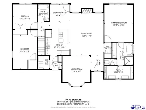 Floorplan - 1018 Greenview Dr, Florence, SC 29501 photo 3 of 3
