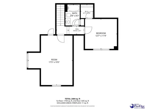 Floorplan - 1018 Greenview Dr, Florence, SC 29501 photo 2 of 3