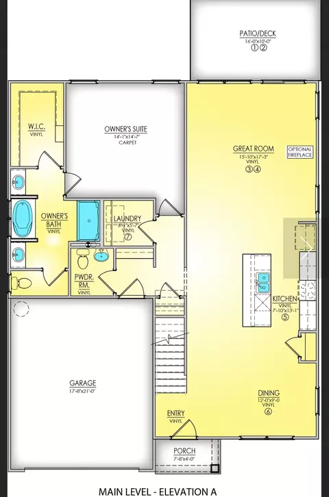 Floorplan - 2177 Currituck Dr, Sumter, SC 29153 photo 1 of 2