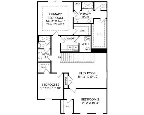 Floorplan - 3228 Zeppelin Ln, Sumter, SC 29154 photo 2 of 2