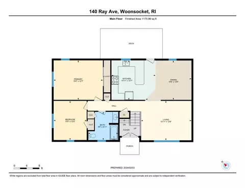Floorplan - 140 Ray Ave, Woonsocket, RI 02895 photo 1 of 2