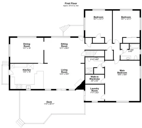 Floorplan - 14 Stuart St, Westerly, RI 02891 photo 2 of 4