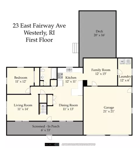 Floorplan - 23 E Fairway Ave, Westerly, RI 02891 photo 1 of 2