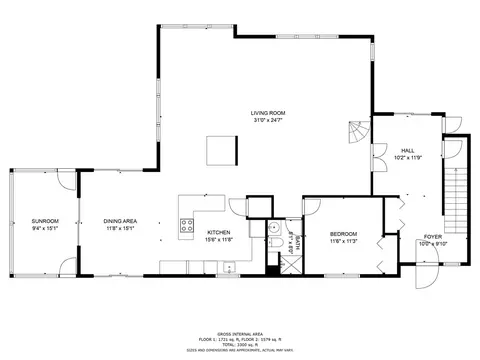 Floorplan - 67 Wright Ln, Jamestown, RI 02835 photo 1 of 2