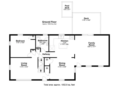 Floorplan - 11 Ithaca St, Warwick, RI 02889 photo 1 of 3