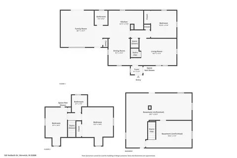 Floorplan - 105 Nolbeth Dr, Warwick, RI 02888 photo 1 of 3