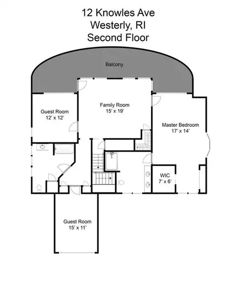 Floorplan - 12 Knowles Ave, Westerly, RI 02891 photo 2 of 3