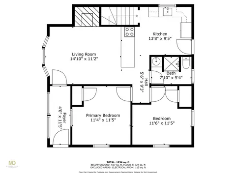 Floorplan - 11 Frederick St, Warwick, RI 02888 photo 2 of 3