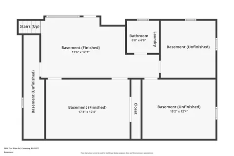 Floorplan - 5896 Flat River Rd, Coventry, RI 02827 photo 1 of 3