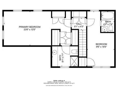 Floorplan - 412 Corey Ln, Middletown, RI 02842 photo 1 of 2