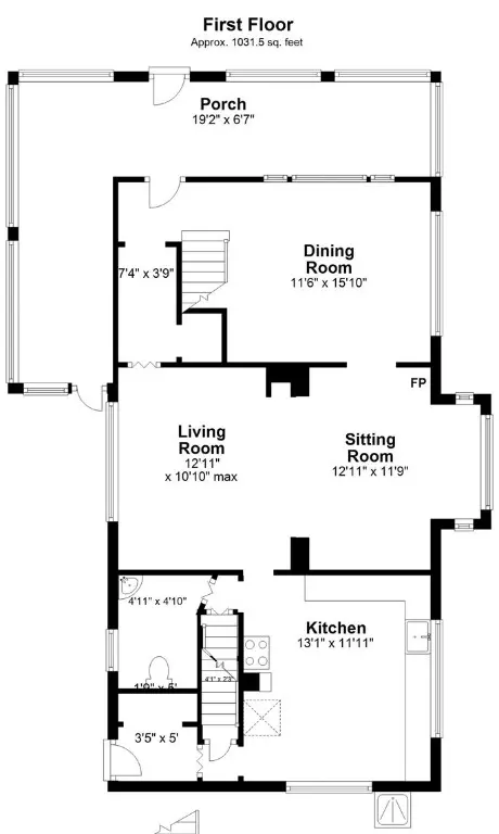 Floorplan - 43 Chester Ave, Warwick, RI 02889 photo 2 of 4