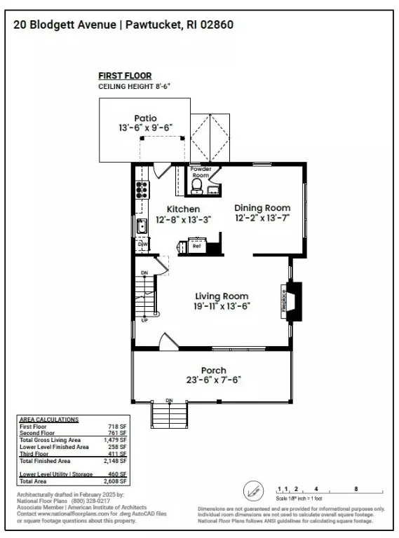 Floorplan - 20 Blodgett Ave, Pawtucket, RI 02860 photo 1 of 4