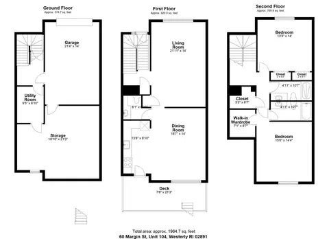 Floorplan - 60 Margin St #104, Westerly, RI 02891 photo 4 of 4