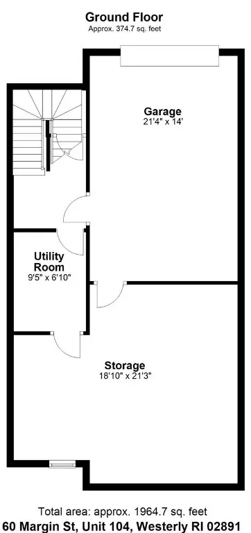 Floorplan - 60 Margin St #104, Westerly, RI 02891 photo 3 of 4