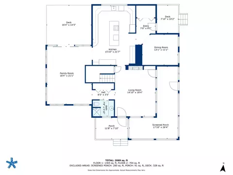 Floorplan - 35 Touisset Rd, Warren, RI 02885 photo 1 of 3