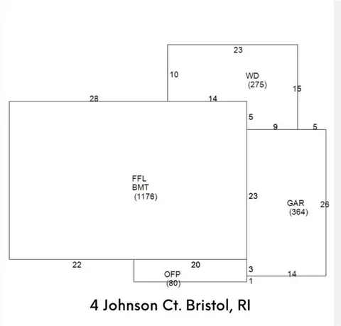 Floorplan - 4 Johnson Ct, Bristol, RI 02809 photo 1 of 1
