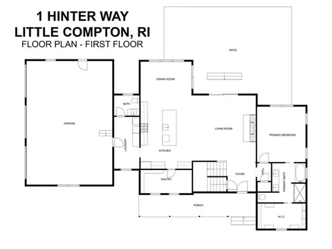 Floorplan - 1 Hinter Way, Little Compton, RI 02837 photo 1 of 2