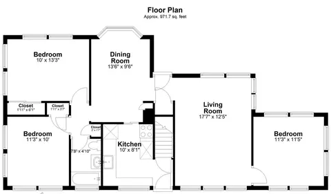 Floorplan - 7 Stuart St, Westerly, RI 02891 photo 1 of 3