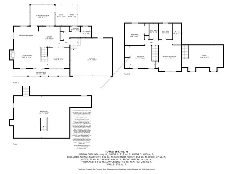 Floorplan - 13 Gallup St, Westerly, RI 02891 photo 1 of 4
