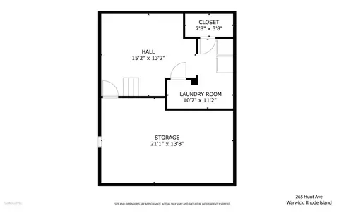 Floorplan - 265 Hunt Ave, Warwick, RI 02886 photo 2 of 3