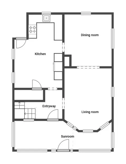 Floorplan - 48 Central St, Warwick, RI 02886 photo 1 of 3