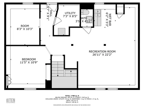 Floorplan - 73 Ormsby Ave, Warwick, RI 02886 photo 2 of 3