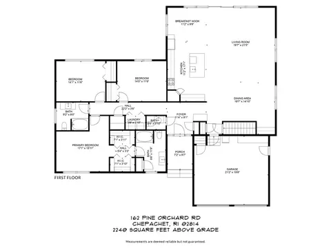 Floorplan - 162 Pine Orchard Rd, Glocester, RI 02814 photo 1 of 2