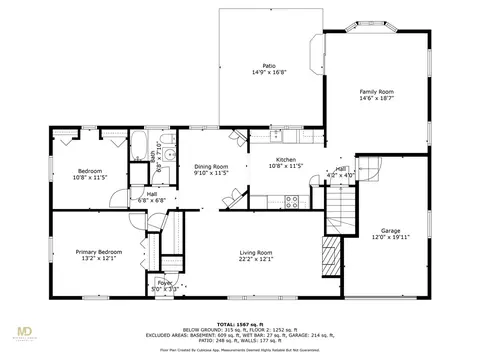 Floorplan - 169 Lansdowne Rd, Warwick, RI 02888 photo 1 of 2