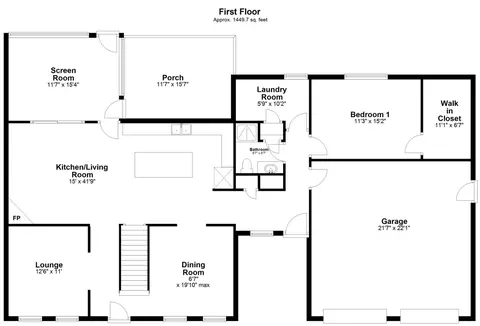 Floorplan - 9 E Lake View Dr, North Providence, RI 02904 photo 3 of 4