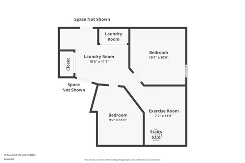 Floorplan - 38 Parade Rd, Warwick, RI 02886 photo 2 of 3