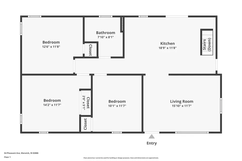 Floorplan - 54 Pheasant Ave, Warwick, RI 02886 photo 3 of 3