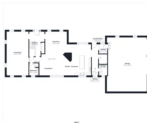 Floorplan - 75 Bow St, East Greenwich, RI 02818 photo 1 of 3