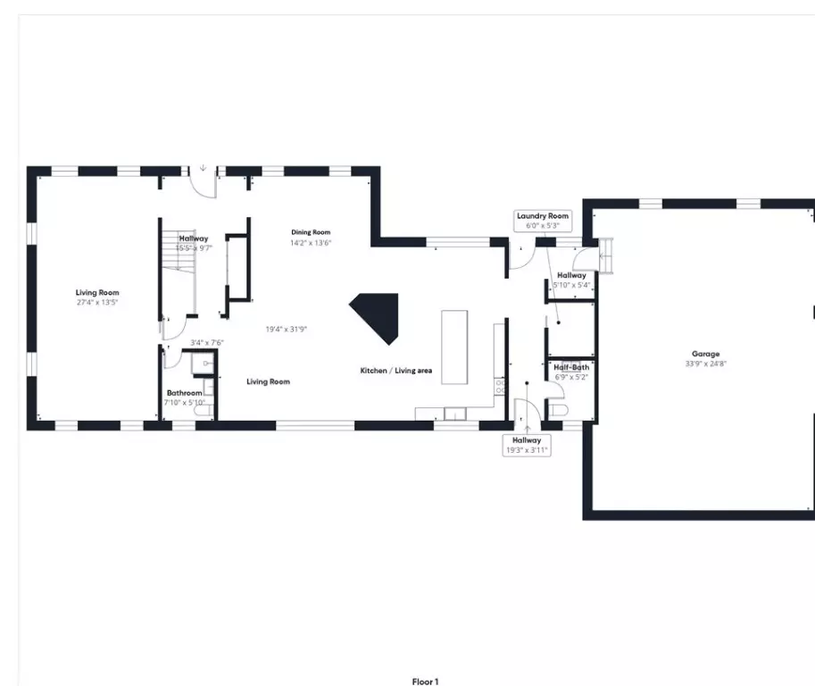 Floorplan - 75 Bow St, East Greenwich, RI 02818 photo 1 of 3