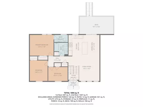 Floorplan - 400 Cole Farm Rd, Warwick, RI 02889 photo 2 of 3
