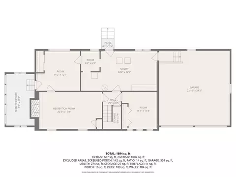 Floorplan - 400 Cole Farm Rd, Warwick, RI 02889 photo 1 of 3