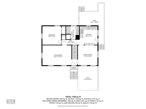 Floorplan - 8 Harris Ave, Warren, RI 02885 photo 1 of 3
